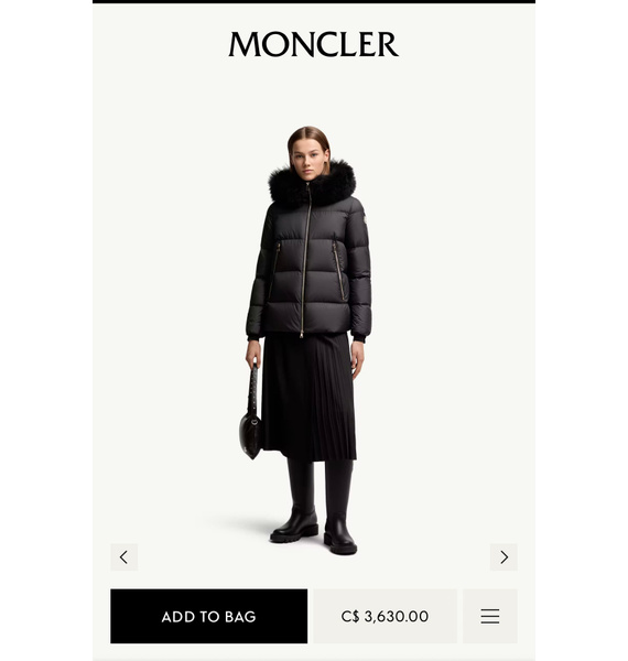 Куртка • Moncler • Черный