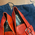 Мокасины • Prada • Красный