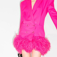 Платье • The Attico • Розовый