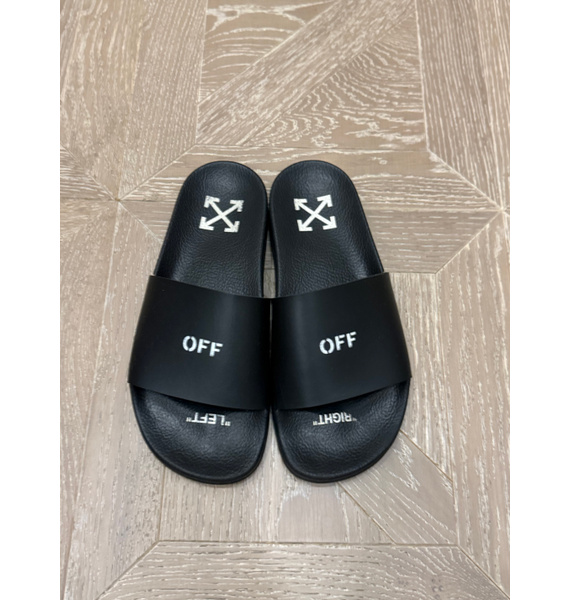 Шлепанцы • Off-White • Черный