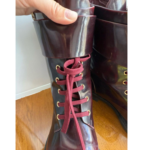 Ботинки • Louis Vuitton • Бордовый