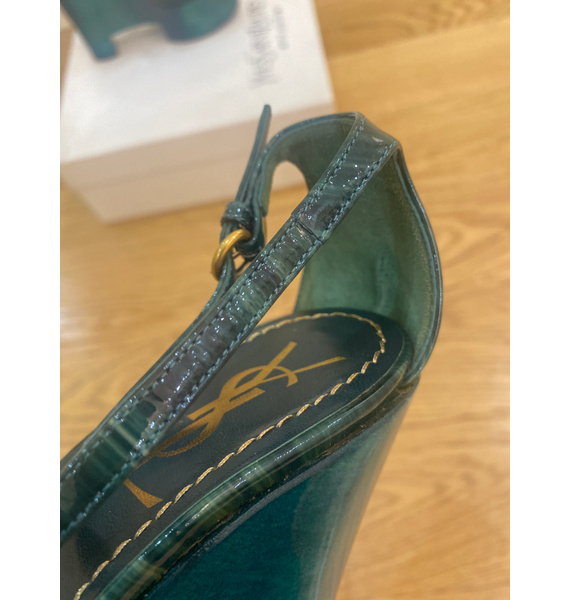 Туфли • Yves Saint Laurent • Зеленый
