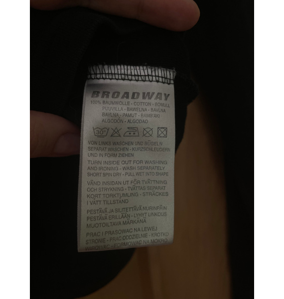 Лонгслив • BROADWAY • Черный