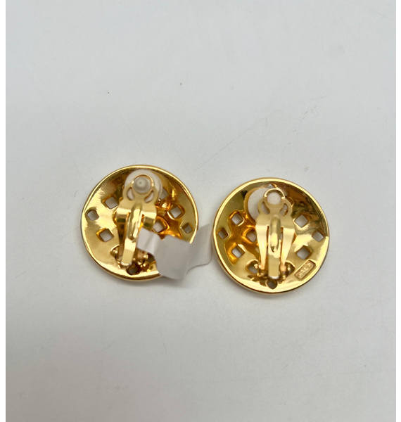 Клипсы • Swarovski • Золотой