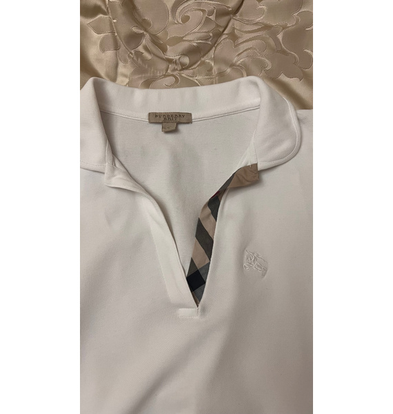 Рубашка-поло • Burberry • Белый