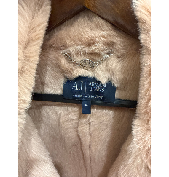 Дубленка • Armani Jeans • Розовый
