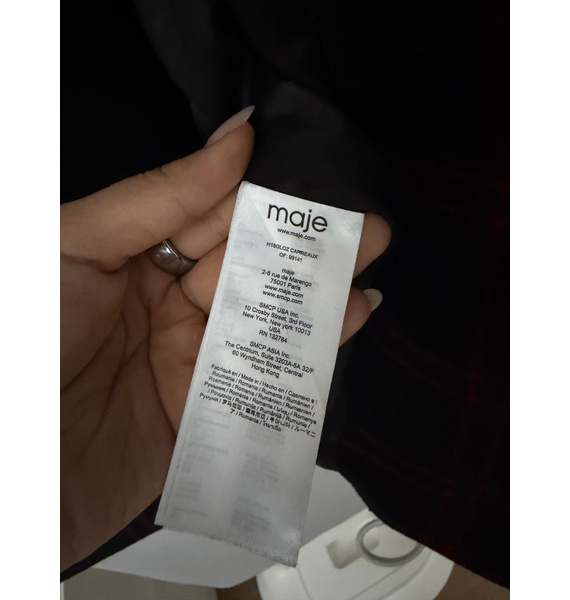 Пальто • Maje • Темно-синий