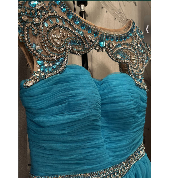 Платье • SHERRI HILL • Бирюзовый