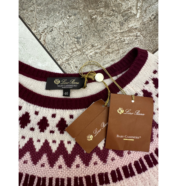 Свитер • Loro Piana • Бордовый
