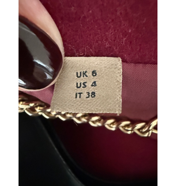 Пальто • Burberry • Бордовый