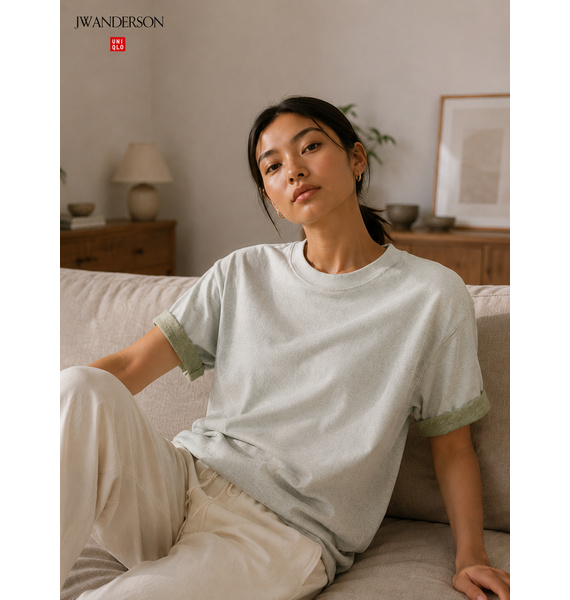Футболка • UNIQLO x JW Anderson • Серый