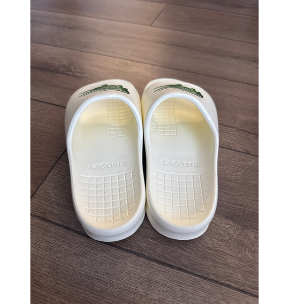Шлепанцы • Lacoste • Белый
