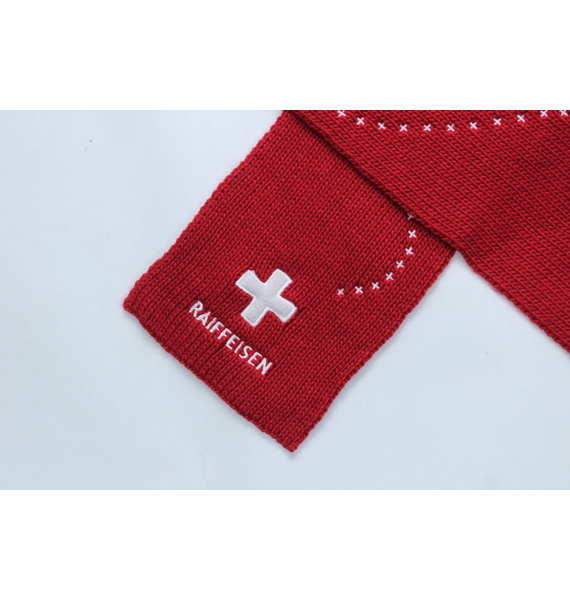 Шарф • Swiss Ski • Красный