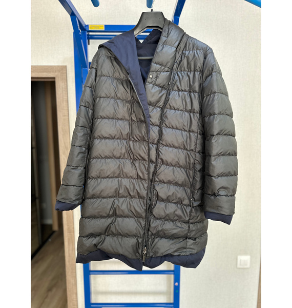Пуховик • Max Mara • Темно-синий