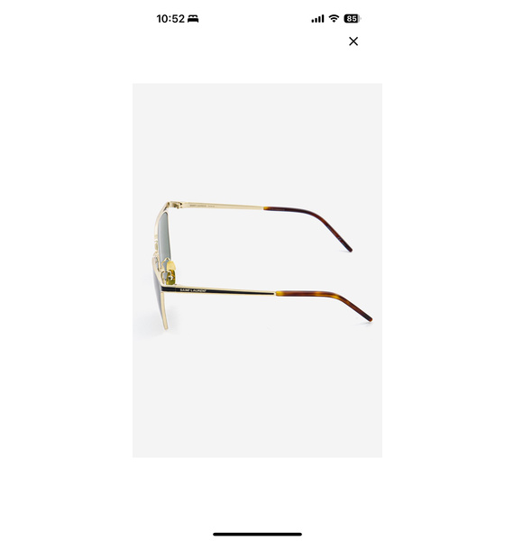 Очки • Saint Laurent Eyewear • Золотой