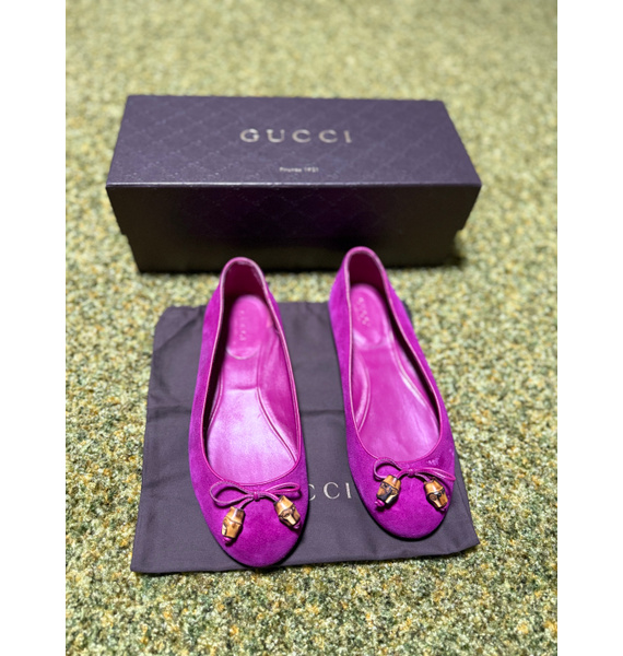 Балетки • Gucci • Фуксия