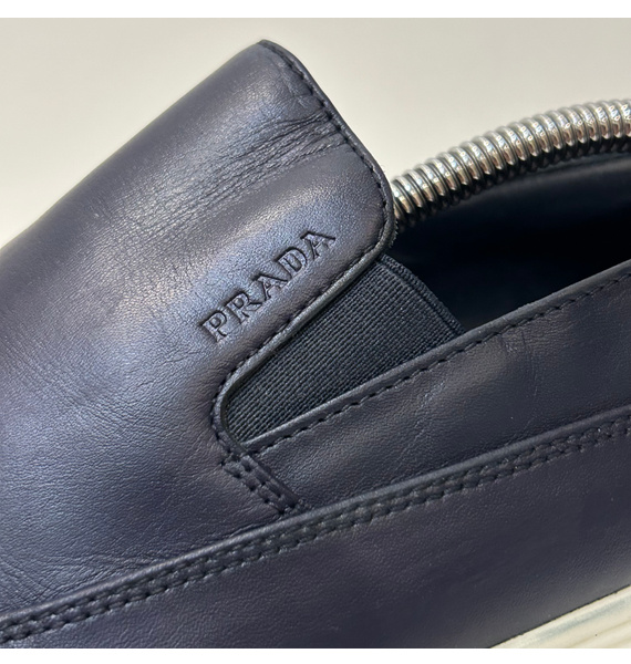 Слипоны • Prada • Темно-синий