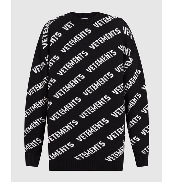 Пуловер • VETEMENTS • Черный