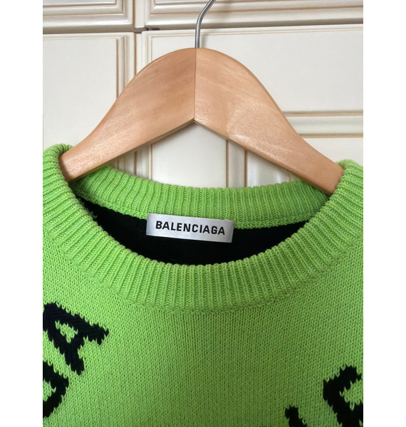 Джемпер • Balenciaga • Зеленый