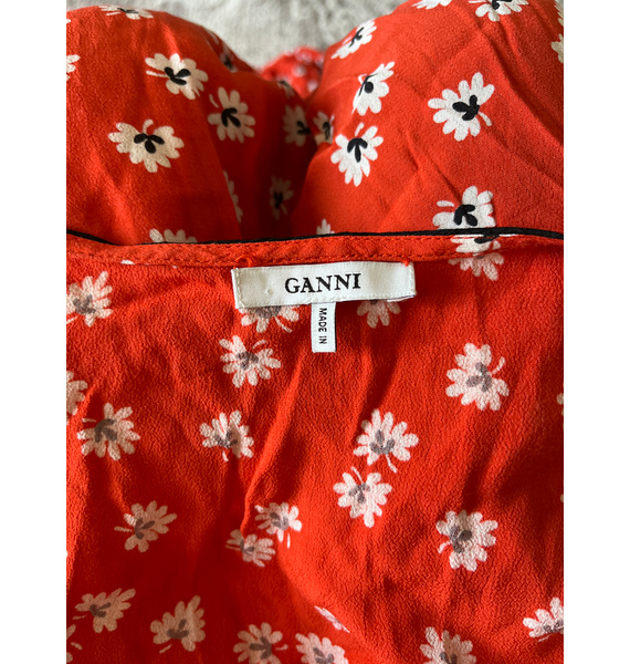 Платье • GANNI • Красный