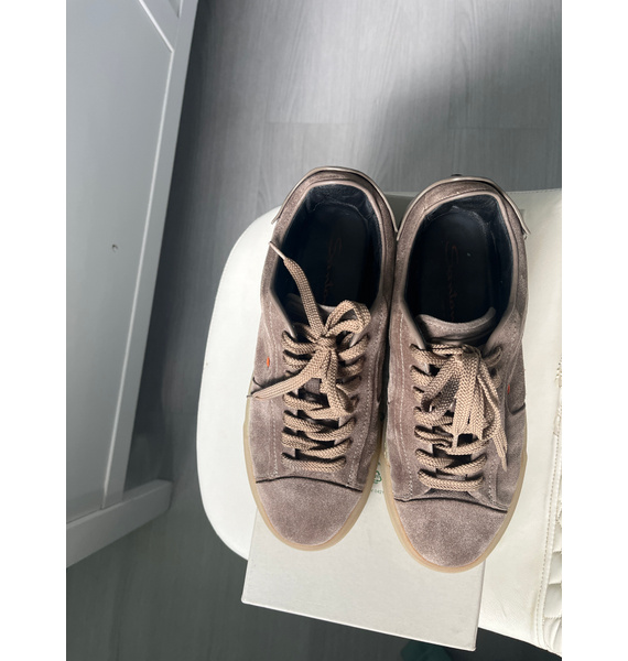 Кроссовки • Santoni • Коричневый