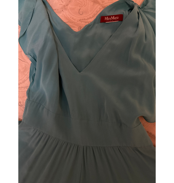 Платье • Max Mara • Бирюзовый