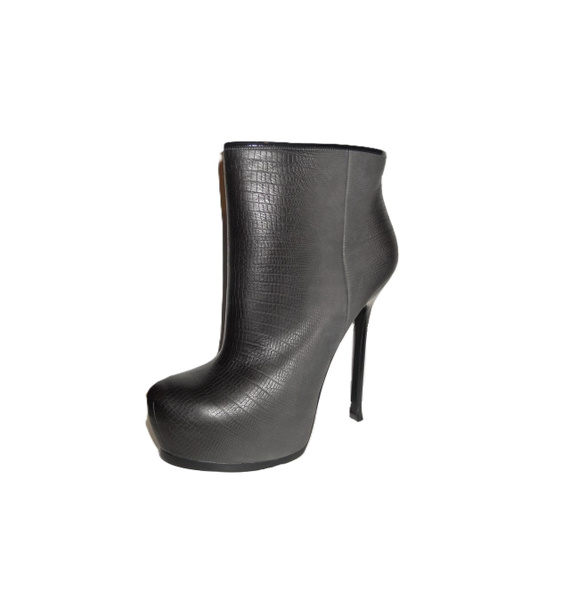 Ботильоны • Saint Laurent • Серый