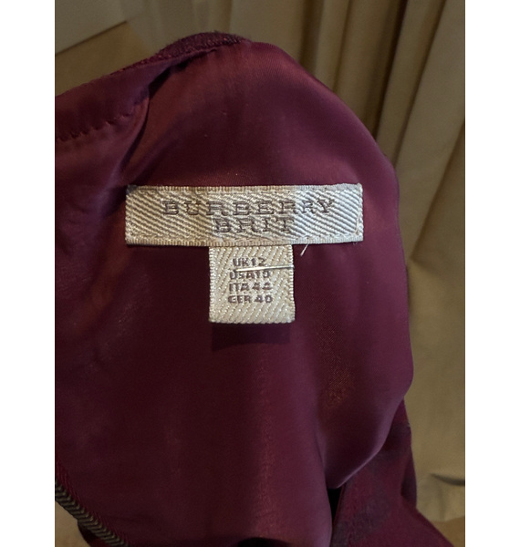 Платье • Burberry • Бордовый