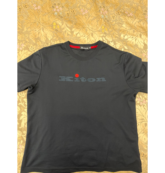 Футболка • Kiton • Темно-синий