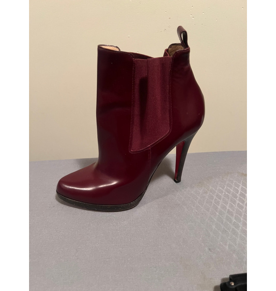 Сапоги • Christian Louboutin • Бордовый
