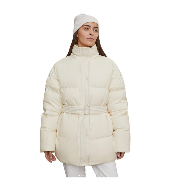 Пуховик • 12 STOREEZ • Молочный