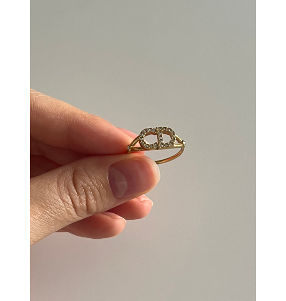 Кольцо • Christian Dior • Золотой