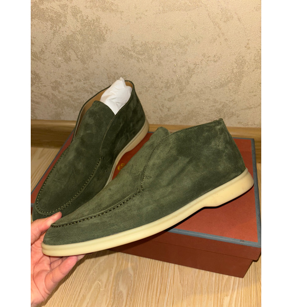 Лоферы • Loro Piana • Зеленый
