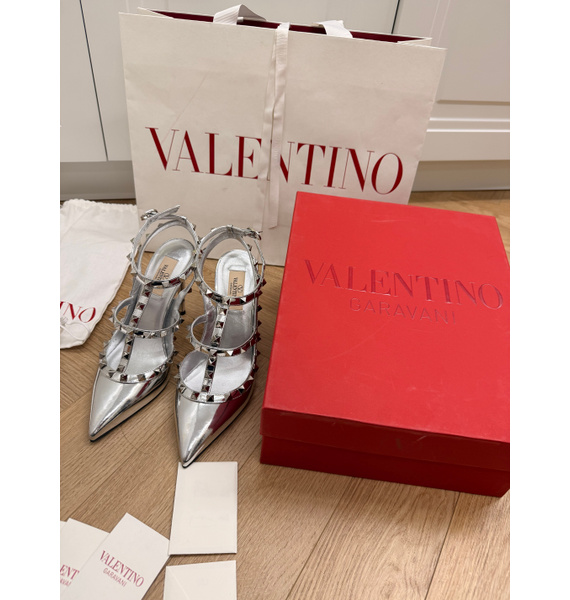Туфли • Valentino Garavani • Серебряный