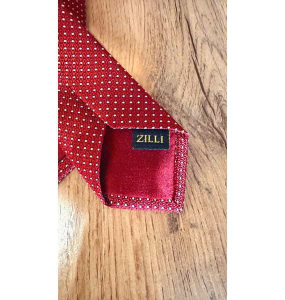 Галстук • ZILLI • Бордовый