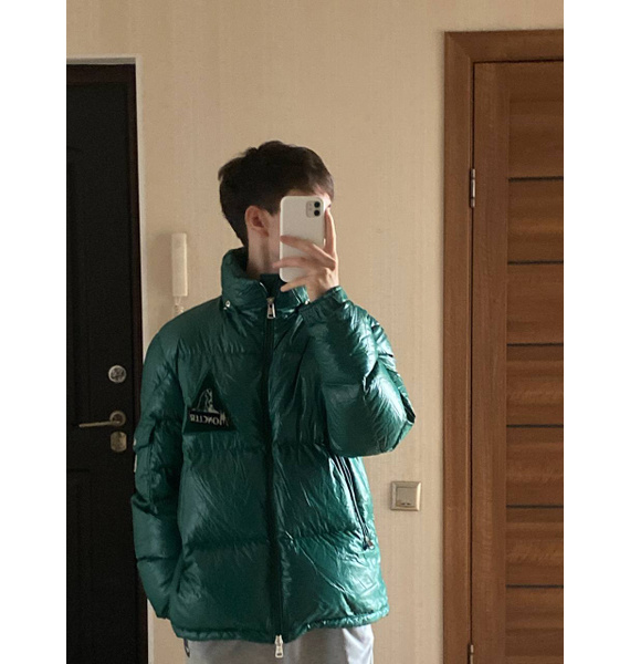 Пуховик • Moncler • Зеленый