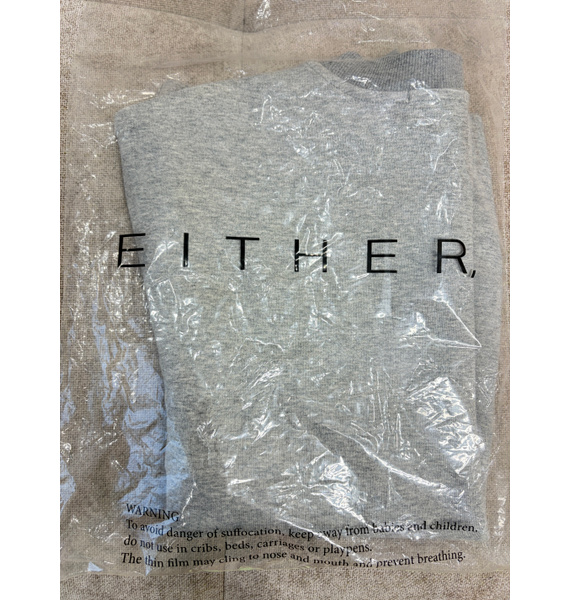 Футболка • EITHER • Серый