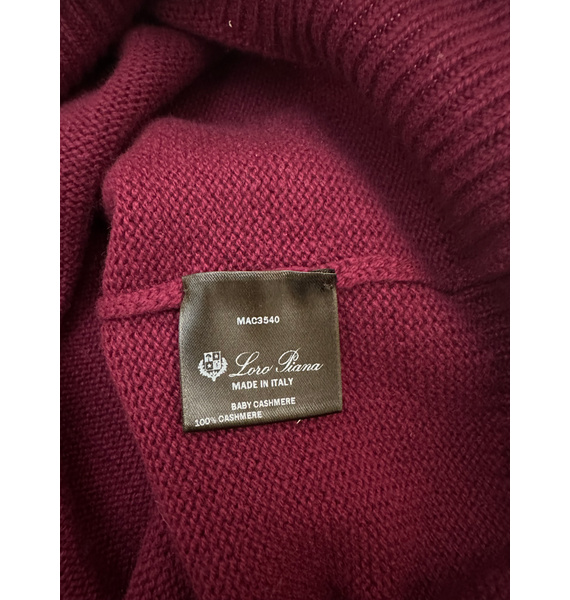 Свитер • Loro Piana • Бордовый
