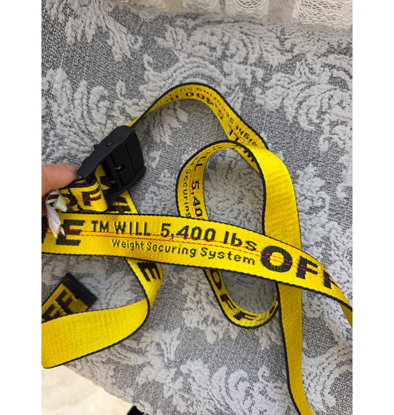 Ремень • Off-White • Желтый
