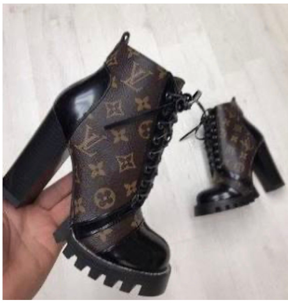 Ботильоны • Louis Vuitton • Коричневый