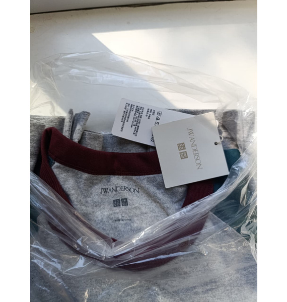 Футболка • UNIQLO x JW Anderson • Серый