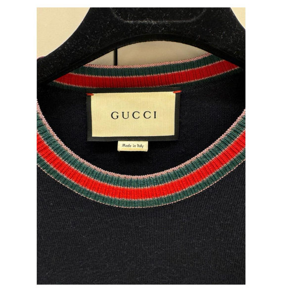 Пуловер • Gucci • Темно-синий