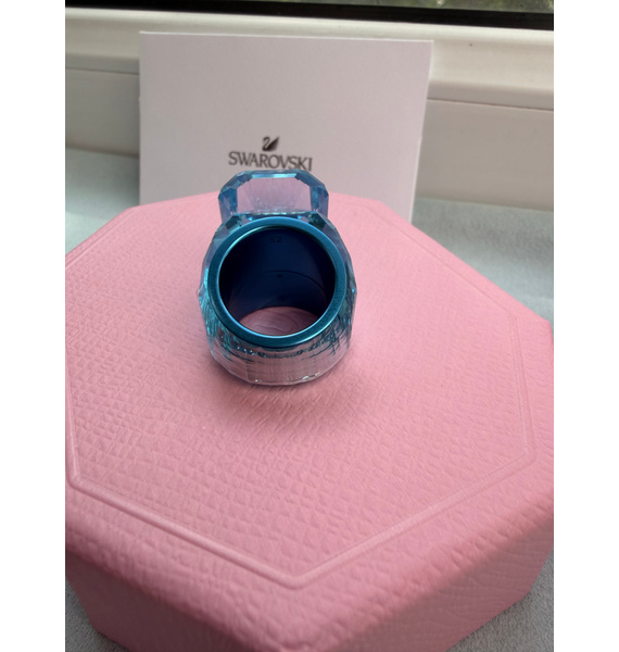 Кольцо • Swarovski • Голубой