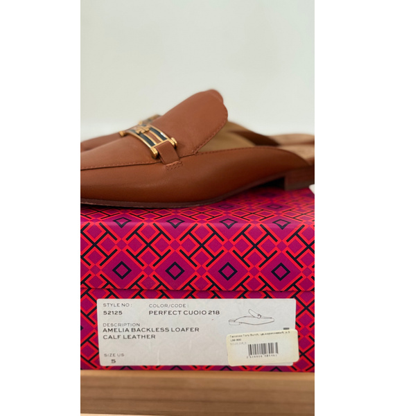 Мюли • Tory Burch • Коричневый