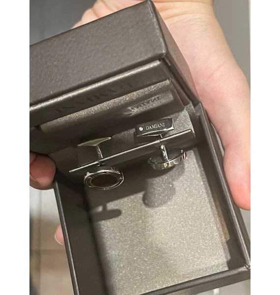 Запонки • Damiani • Коричневый