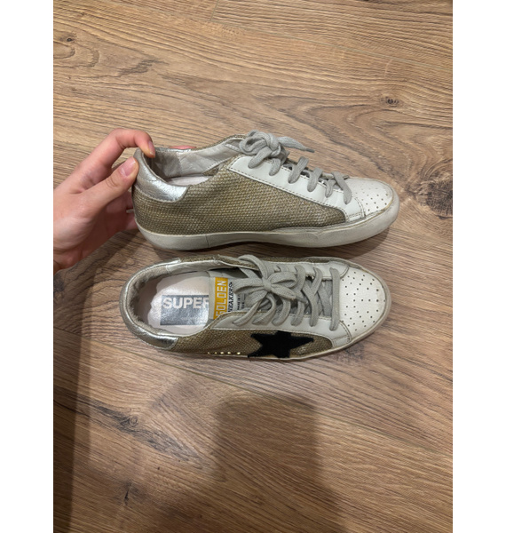 Кеды • Golden Goose • Серебряный