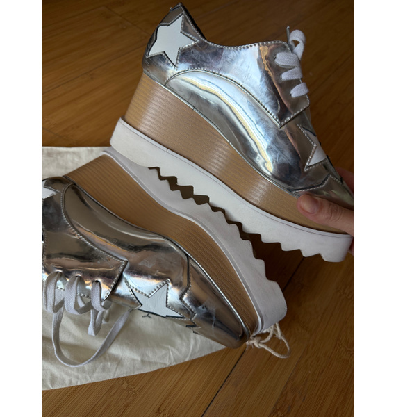 Лоферы • Stella McCartney • Серебряный