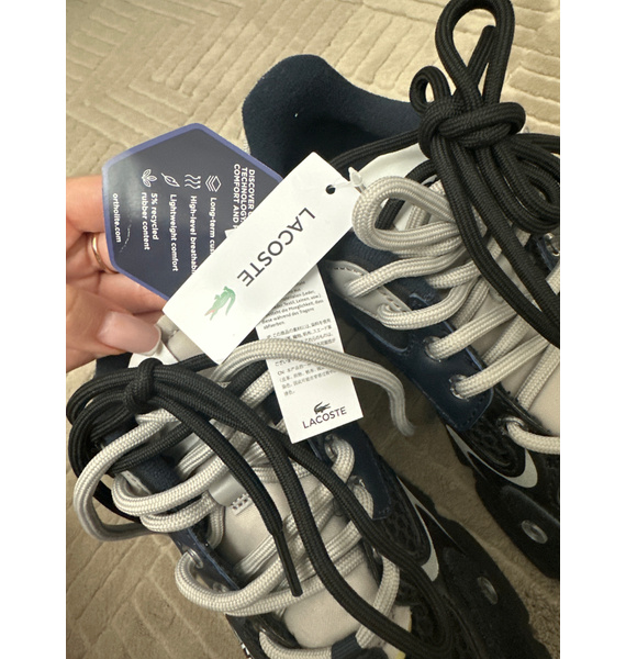 Кроссовки • Lacoste • Черный