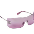 Солнцезащитные очки • Miu Miu Eyewear • Розовый
