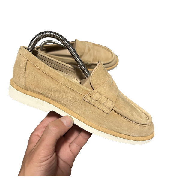 Лоферы • Santoni • Бежевый